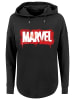 F4NT4STIC Oversized Hoodie Marvel Logo in schwarz