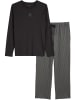Marc O'Polo Pyjama Blend & Pair Cotton in Black/black print