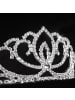 Katara „Prinzessin“ Strass Diadem und Haarspange in silber