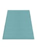 KADIMA DESIGN Hochflor Teppich waschmaschinenwaschbar Unifarben  Schlafzimmer in Blau