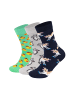 Happy Socks Socken Animals in marineblau