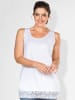 sheego Tanktop in weiß