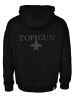 TOP GUN Hoodie TG22003 in black