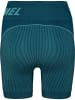 Hummel Hummel Kurze Hose Hmlte Training Damen Dehnbarem Feuchtigkeitsabsorbierenden Nahtlosen in DEEP TEAL/PASTEL TURQUOISE MEL