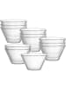 Ritzenhoff & Breker 12er Set Salatschalen Inga ø 16,5 cm transparent in transparent
