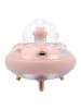 COFI 1453 Aromatherapie-Luftbefeuchter/Diffusor UFO in rosa 400ml in Schwarz