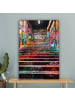 MuchoWow Leinwand bilder Bunte Treppe (BxH)