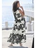 Vivance Maxikleid in creme-schwarz bedruckt
