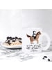 Mr. & Mrs. Panda Tee Tasse Pferd Reiten mit Spruch in Transparent
