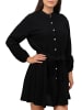 Reichstadt Damen Oversized Sommerkleid Musselin in Black