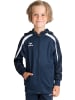 erima Liga 2.0 Trainingsjacke mit Kapuze in new navy/dark navy/weiss