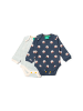 Little Green Radicals Organic Baby Bodysuit 2 Pack in Blue