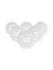Seltmann Weiden 6er Set Untertassen Life Fashion in Elegant Grey ø 13,5 cm