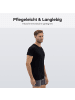 Barrio 13 4er Pack: T-Shirt mit Rundhals-Ausschnitt in schwarz