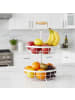 relaxdays Obstkorb Etagere in Weiß