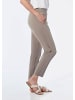 GOLDNER Elegante 7/8-Schlupfhose SARA in taupe
