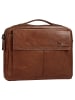 SPIKES & SPARROW Notebooktasche echt Leder in cognac