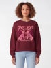 wat? Apparel Sweatshirt Hundeliebe in Weinrot