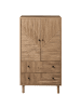 Beliani Kommode RONGE in Braun - (W) 60 x (H) 110 x (L) 40 cm