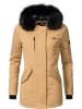 Navahoo Wintermantel Nisam in Camel