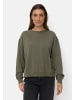 Camel Active Sweatshirt mit Ziernaht in Dunkelgrün