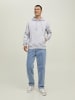 Jack & Jones Kapuzenpullover in Light Grey Melange