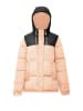 VINAJA Women Wattierte Steppjacke in Pfirsich Schwarz