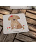 Mr. & Mrs. Panda Bierdeckel Hund Dame ohne Spruch in Grau Pastell