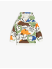 KOTON Sweatshirt in Ekru Gemustert