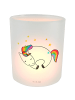 Mr. & Mrs. Panda Kerzenhalter Einhorn Nacht ohne Spruch in Transparent