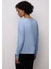 Street One Langarmshirt in frosted blue mel.