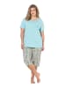 Ulla Popken Pyjama in karibikblau