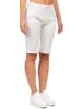 Cipo & Baxx Damen Straight Fit Shorts Mid Waist in White