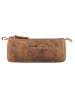 Greenburry Vintage Stifteetui Leder 19 cm braun