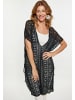 VIRITA Women Poncho in Schwarz
