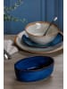 Mason Cash MASON CASH | Auflaufform, oval, RUSTIC CHARM, blau,