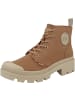 Palladium Schnürboots Pallabase Twill in braun