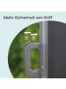 SONGMICS Seitenmarkise Sheld in Anthrazit - (B)350 x (H)200 cm