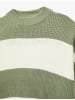 KOTON SWEATERS in Grün Gestreift