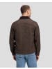Lee Overshirt Cord Collar Mix in Chocolate Torte