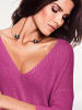 Heine V-Ausschnitt-Pullover in pink