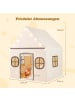 COSTWAY Spielhaus Kinder Indoor in Beige