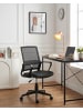 Beliani Bürostuhl EASE in Grau/Schwarz - (W) 54 x (H) 94 x (L) 54 cm