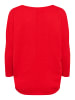 SAINT TROPEZ Strickpullover A2561, Casual fit in Flame Scarlet
