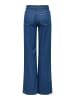 ONLY Jeans mit weitem Bein in Medium Blue Denim