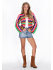 IZIA Cardigan in blue multicolor