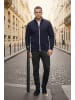 RESLAD Sweatjacke ohne Kapuze in navyblau