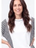 usha BLUE LABEL Women Sweatshirt in White Stripes