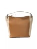 Pompei Donatella Braun Leder Damen Schulter Tasche