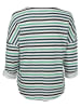 VIA APPIA DUE  Pullover Modisches Langarmshirt mit überschnittenen Schultern in schwarz multicolor